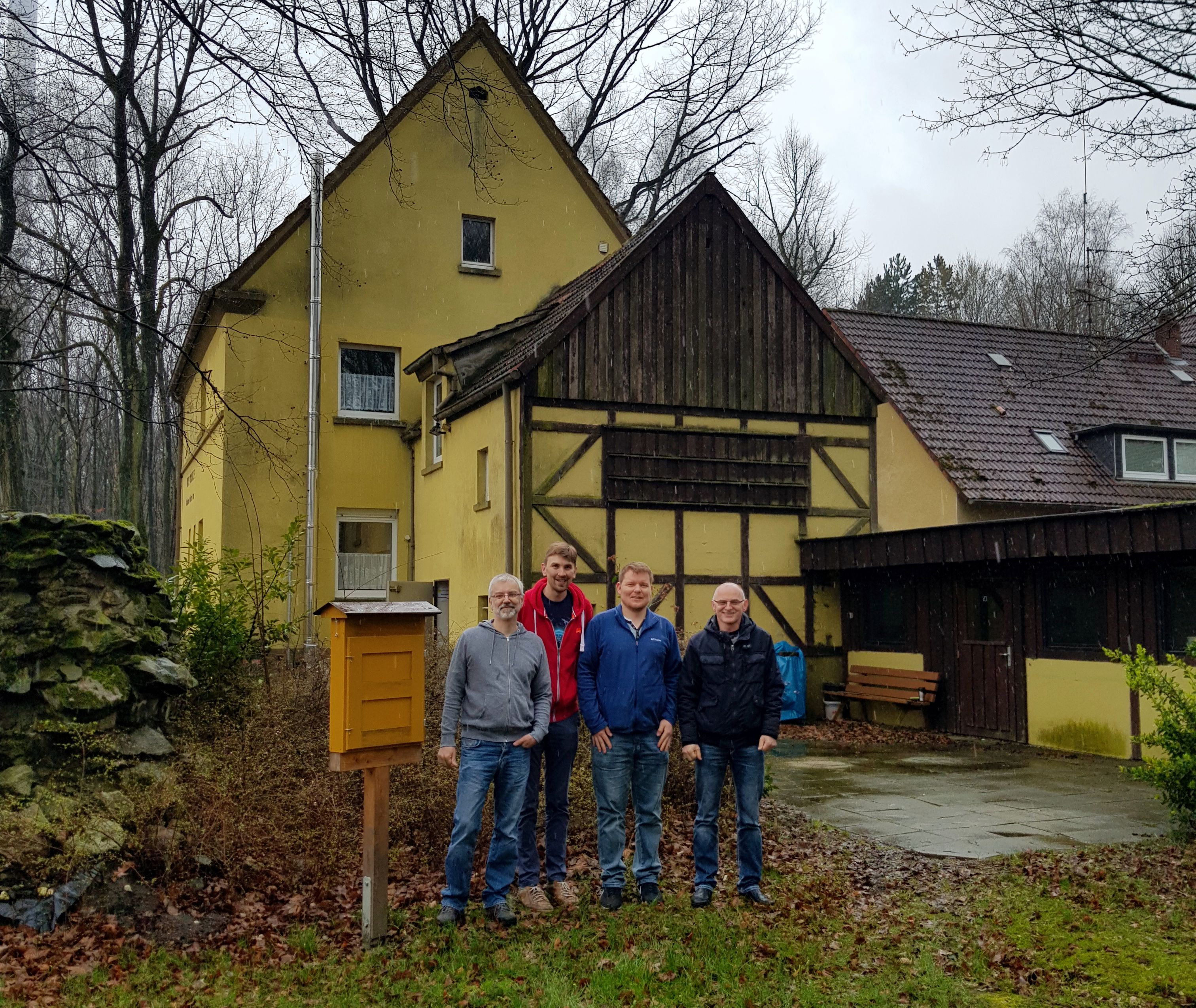 Die Mitglieder des neuen Vorstands, v.l.n.r. Michael Bluszcz, Martin Spickermann, Benjamin Booke und Wolfgang Fuchs.